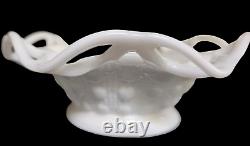 Vintage 10 Pc Milk Glass Assortment MCM Cottagecore Wedding Decor
