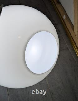Vintage 10 Round White Milk Glass Globe Ball Orb Lamp Shade Mid Century Modern