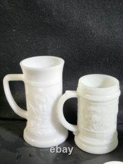 Vintage 30 WHITE MILK GLASS MIXED LOT