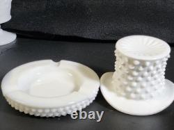 Vintage 30 WHITE MILK GLASS MIXED LOT