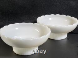 Vintage 30 WHITE MILK GLASS MIXED LOT