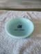 Vintage 5-star Hotel De Crillon Paris Ashtray Dish White Light Blue Milk Glass