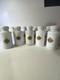 Vintage Abbott White Milk Glass Apothecary Spice Bottles Large Set Of 8 Jars
