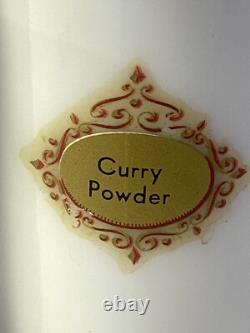 Vintage Abbott White Milk Glass Apothecary Spice Bottles Large Set Of 8 Jars