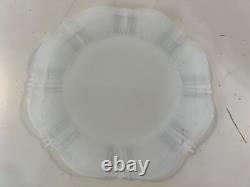 Vintage American Sweetheart Monax White Milk Glass Set of 19 Salad Plates
