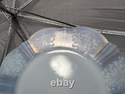 Vintage American Sweetheart Monax White Milk Glass Set of 19 Salad Plates