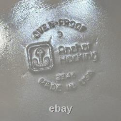 Vintage Anchor Hocking Milk Glass Golden Shell White 16 Pc Dinnerware Dinner Set