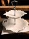 Vintage Antique Old Milk Glass Serving Dish Very Rare