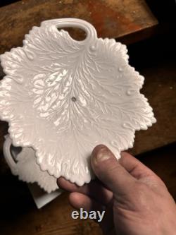 Vintage Antique Old Milk Glass Serving Dish Very Rare