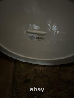 Vintage Antique Old Milk Glass Serving Dish Very Rare