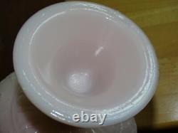 Vintage Box Milk Glass Portieux France Glass Dragons Color Pink