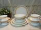 Vintage Corelle Butterfly Gold 24pc Dinnerware Set Plate Bowl Cup Saucer