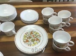 Vintage Corelle Indian Summer 50 Piece Set Service for 8