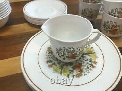 Vintage Corelle Indian Summer 50 Piece Set Service for 8