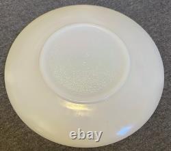 Vintage Federal Glass Moonglow Iridescent 43 Pc Dinnerware Set Milk Glass MCM