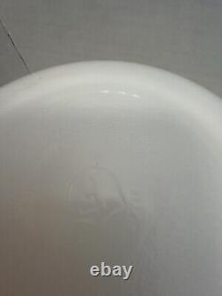 Vintage Federal Milk Glass Indian Cheif Mixing Bowl Set