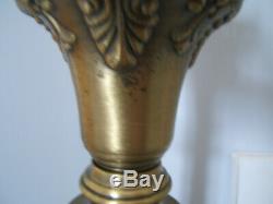 Vintage Fenton Hobnail Milk Glass 33 Pillar Lamp Can be Shipped-See Description