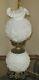 Vintage Fenton Milk Glass Poppy Gone With The Wind Electric 3 Way Lamp