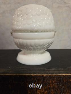 Vintage Fenton Milk Glass Wise Owl Decision Maker
