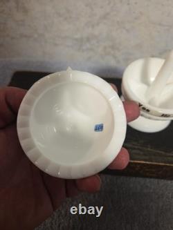 Vintage Fenton Milk Glass Wise Owl Decision Maker