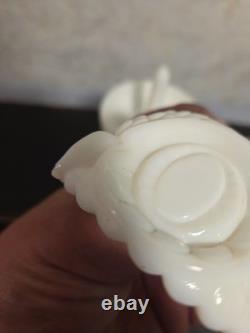 Vintage Fenton Milk Glass Wise Owl Decision Maker