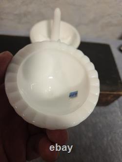 Vintage Fenton Milk Glass Wise Owl Decision Maker