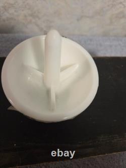 Vintage Fenton Milk Glass Wise Owl Decision Maker
