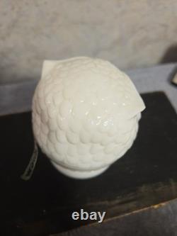 Vintage Fenton Milk Glass Wise Owl Decision Maker