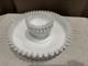 Vintage Fenton Silver Crest Milk Glass Huge Platter & Bowl Perfect