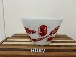 Vintage Fire King Kitchen Aid 1950s Milk Glass Mixing Bowl