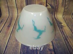 Vintage Fire King Milk Glass Gazelle 9 1/2 Inch Bowl