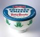 Vintage Fire King Milk Glass Green Tulip Bowl With Sealtest Cottage Cheese Lid