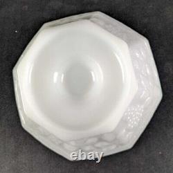 Vintage Fire King Milk White Glass Footed