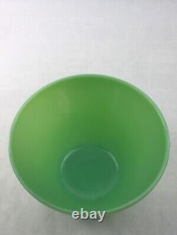 Vintage Fire King Oven Ware Jadeite Milk Glass Splash Proof Nesting Bowl Set