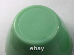 Vintage Fire King Oven Ware Jadeite Milk Glass Splash Proof Nesting Bowl Set