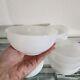 Vintage Fire King Oven Ware White Glass Bowls, Heavy Milk Glass Set Lot Of 12