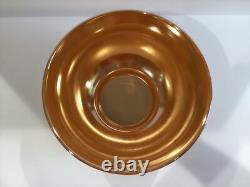 Vintage Fire King Peach Lustre Tom & Jerry Punch Bowl & 10 Mugs