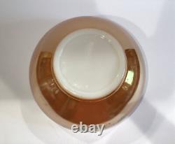 Vintage Fire King Peach Lustre Tom & Jerry Punch Bowl & 10 Mugs