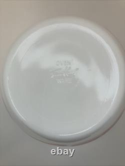 Vintage Fire King Spag's Splash Proof Milk Glass 7.5 Mixing Bowl MCM 1950's