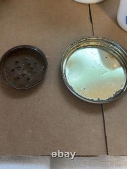 Vintage Fire King Tulip Salt Pepper Shakers & Grease Jar & 2 Coffee Mugs FREE SH
