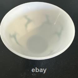 Vintage Fire King Ware Gazelle Milk Glass Mixing/Serving Bowl 9.5