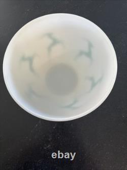 Vintage Fire King Ware Gazelle Milk Glass Mixing/Serving Bowl 9.5