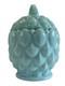 Vintage Fostoria Frisco Aqua Blue Milk Glass Covered Candy Dish With Lid 6.5