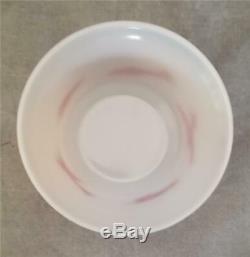 Vintage Hazel Atlas Milk Glass Children's Bowl Red Airplane Graphics 5