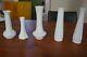 Vintage Hobnail Decorative Milk Glass Vases E. O. Brody & Co -set Of 5