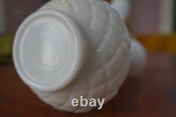 Vintage Hobnail Decorative Milk Glass Vases E. O. Brody & Co -Set of 5