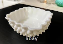 Vintage Hobnail Milk Glass 11-Piece Lot Fenton & Unmarked Estate Find