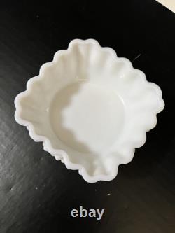 Vintage Hobnail Milk Glass 11-Piece Lot Fenton & Unmarked Estate Find