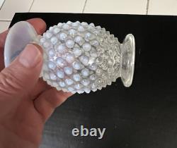 Vintage Hobnail Milk Glass 11-Piece Lot Fenton & Unmarked Estate Find