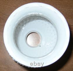 Vintage Hobnail Milk Glass 5 Arm Chandelier Glass Ceiling Light Fixture 20 Dia